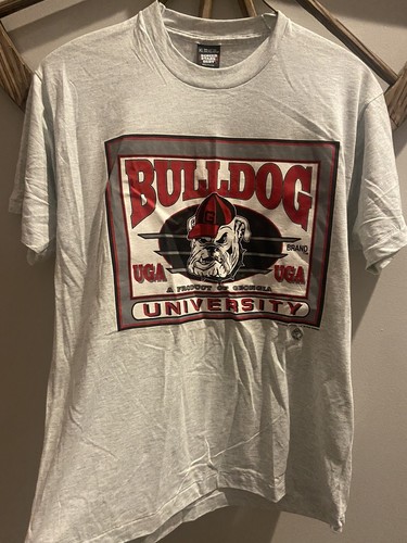 Vintage Georgia Bulldogs XL T-shirt New Old Stock Dawgs Frat