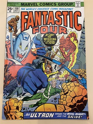 FANTASTIC FOUR #150 Marvel 1974 Cents FN/VF