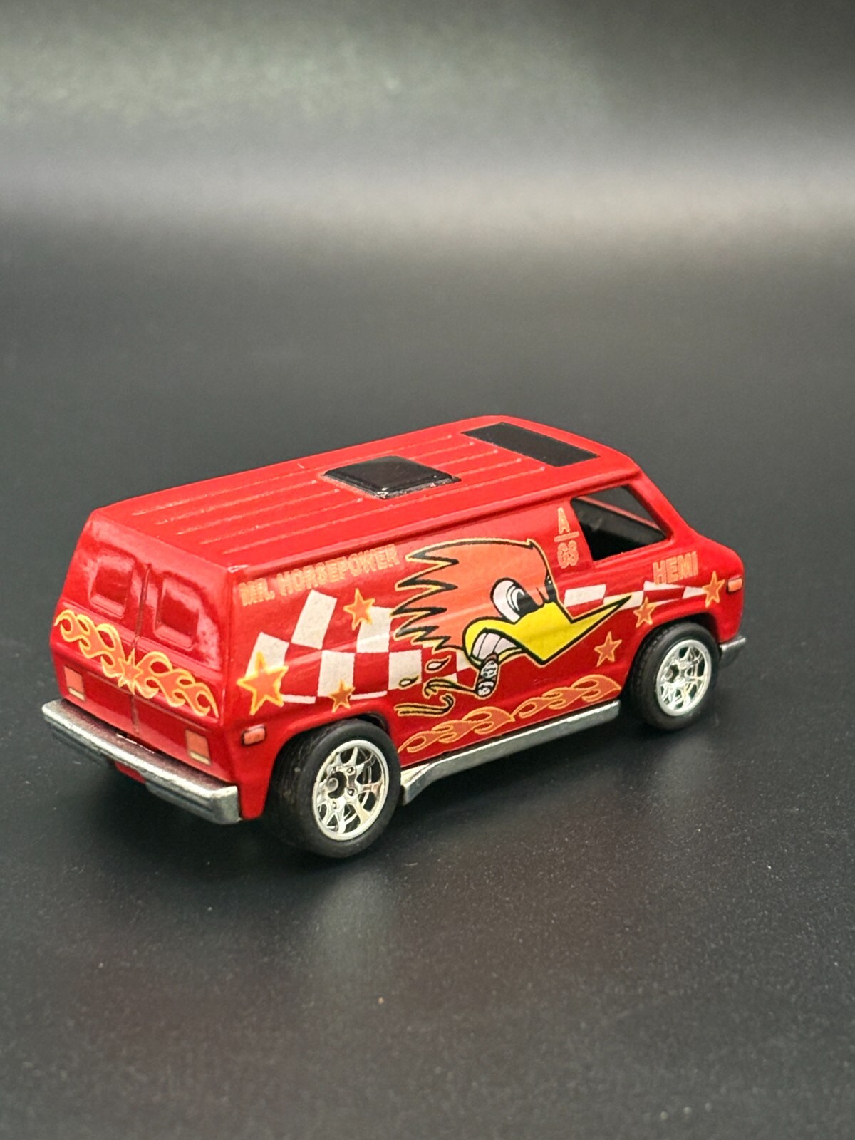 White Toner 1:64 Waterslide Decal for 66 Dodge A100 Van Horsepower Speed Cult