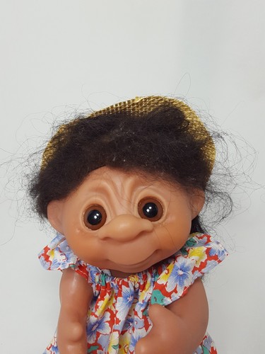 BIG 1977 Thomas DAM Norfin Troll made in Denmark Lady Doll