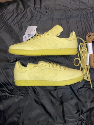 Adidas Pharrell x Samba Human Race Yellow Sneakers Sz10.5