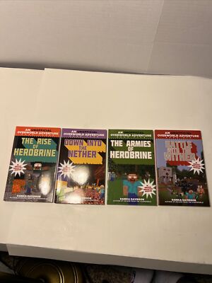 An Unofficial Overworld Adventure Series-Books 3,4,5 And 6 (Brand New)