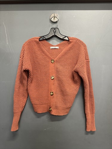 ounce button line cardigan 美品 Snap Button Front Long Sleeve Sweater Cardigan Hip Length