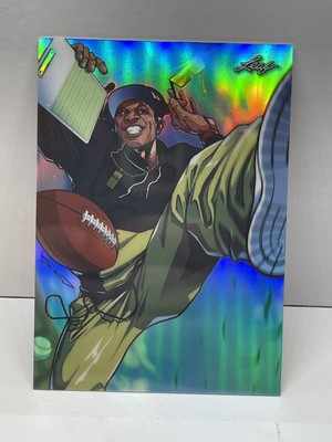 2023 Leaf Anime Nation Manga #ANB-80 Holo Refractor /380 ~ Prime Deion Sanders