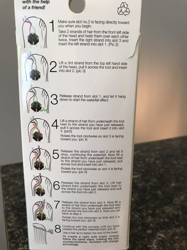 New CONAIR Waterfall Braid Maker