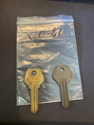 (2) Curtis CO-87 Key Blanks