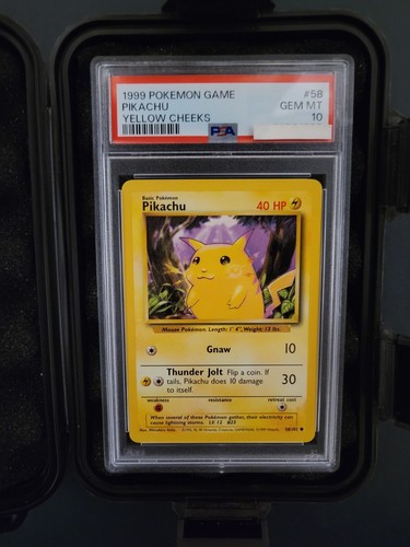 1999 pikachu yellow cheeks psa 10 Base Set 1 | eBay