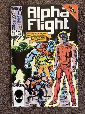 ALPHA FLIGHT #28 (Marvel, 1985) Secret Wars II ~ Final Byrne Issue
