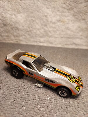 Vintage 1977 Hot Wheels Blackwall Tom McEwen MONGOOSE Chevy Corvette Funny Car