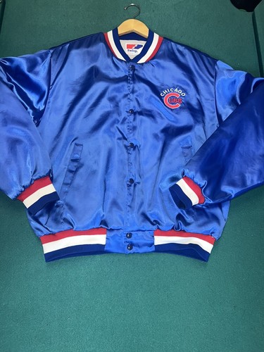 80s Swingster Chicago Cubs ボンバージャケット XL Vintage Chicago Cubs Bomber Jacket 80s Swingster XL(Fits