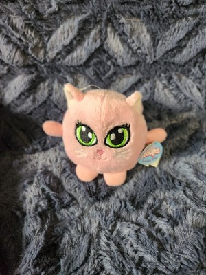 3'' Ganz Silly Scoops Series One Plush Pink Cherry Parfait Kitten With Tag