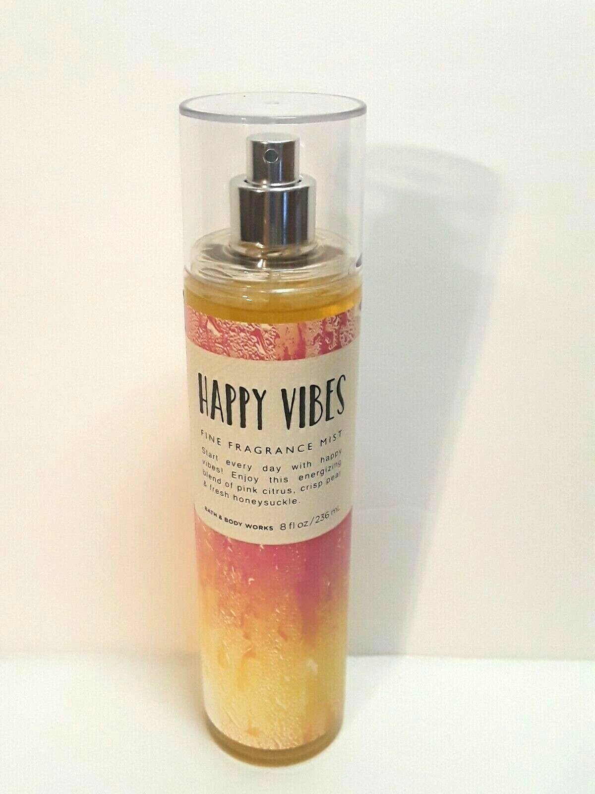 HAPPY VIBESフレグランスミスト236ml BATH&BODYWORKS Bath & Body Works Body Mist Happy Vibes Pink Citrus 236ml