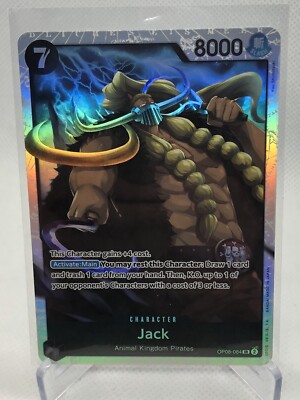 One Piece Two Legends Jack OP08-084 SR Super Rare English
