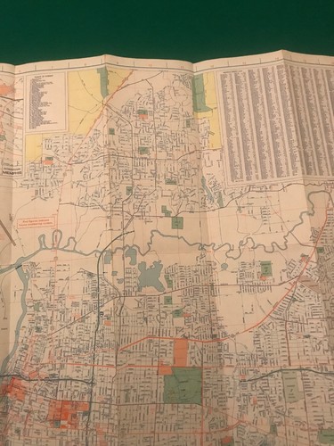 Memphis Tourguide Map 1974 Gulf
