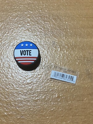 Crocs AUTHENTIC Jibbitz Charm  VOTE  Patriotic USA NWT