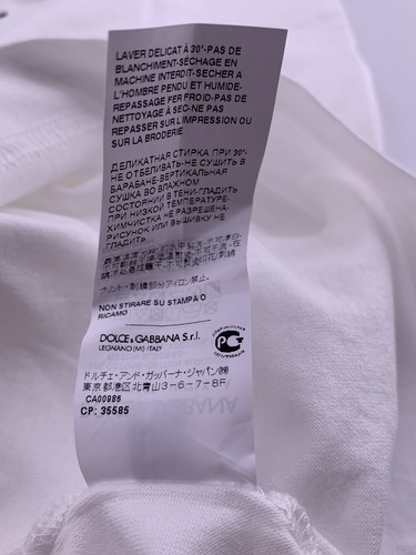 Pre-owned Dolce & Gabbana Neu Luxury Original Dolce&gabbana Herren T-shirt-g8ia8t- Grosse - 52-xl
