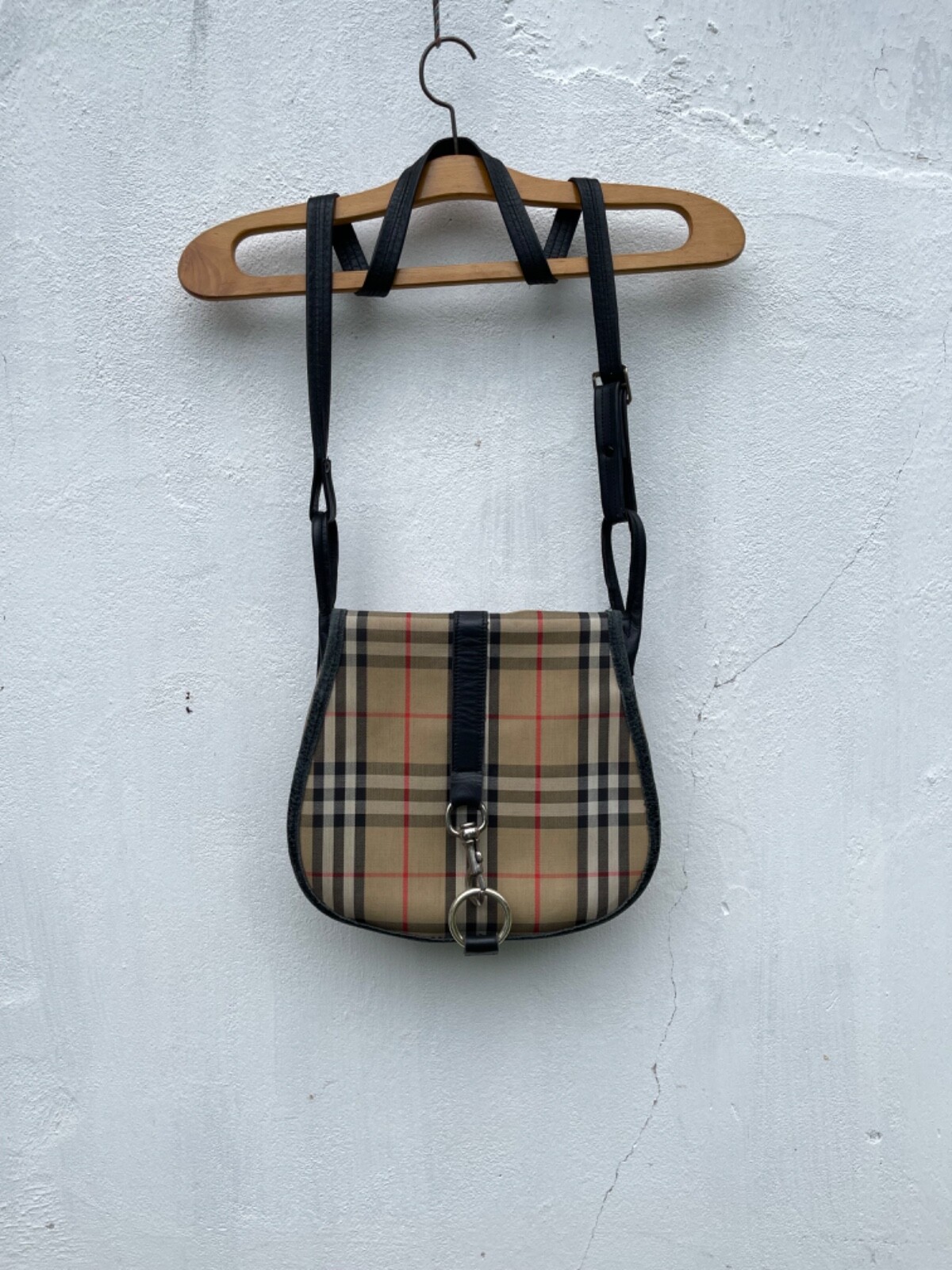バッグ Burberry Burberry Hampshire Archive Check Crossbody Bag | Saks Fifth