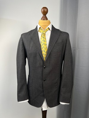 Men`s Strellson Heritage Lightweight Unlined Brown Wool Sport Coat Size 40R(M)
