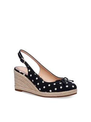 

KATE SPADE NEW YORK Женские черные эспадрильи Panama Nights на танкетке, Черный, K3359