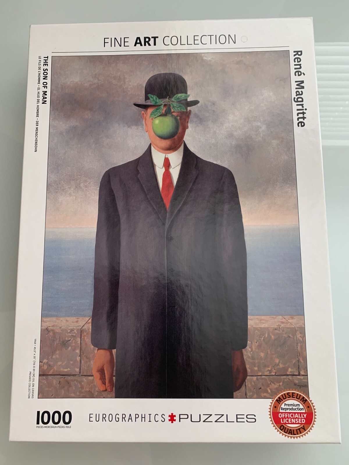 René Magritte 1000% EuroGraphics Fine Art - Son of Man by Rene Magritte 1000 PC