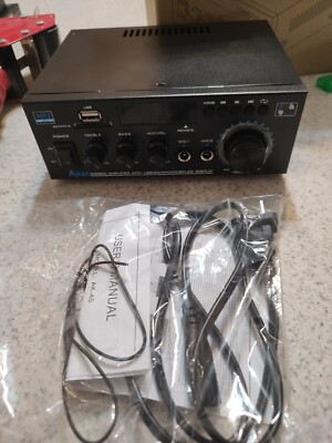 NEOHIPO AK45 Stereo Audio Amp  Receiver Home Dual Channel Bluetooth 