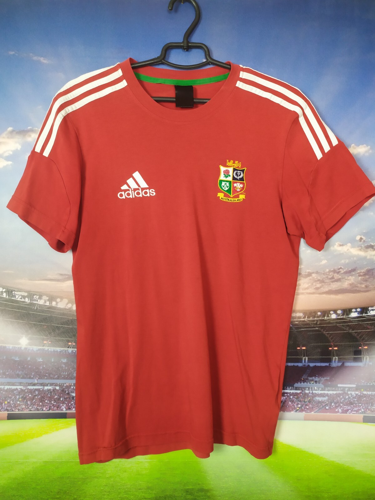 British And Irish Lions Training Jersey Rugby Shirt Red