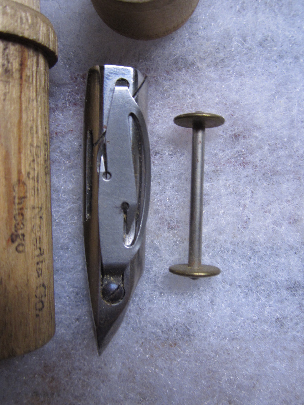 Boye New Royal, Illinois Treadle Sewing Machine Shuttle & Bobbin