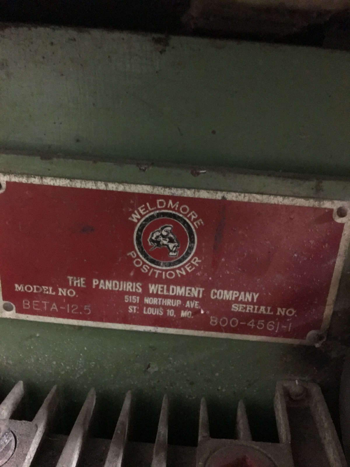 Pandjiris 1250 LB Weld Positioner - Up to 5