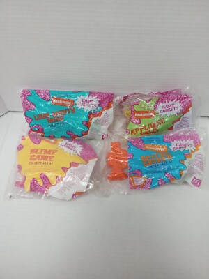Nickelodeon McDonald's Happy Meal Toys Sealed Set