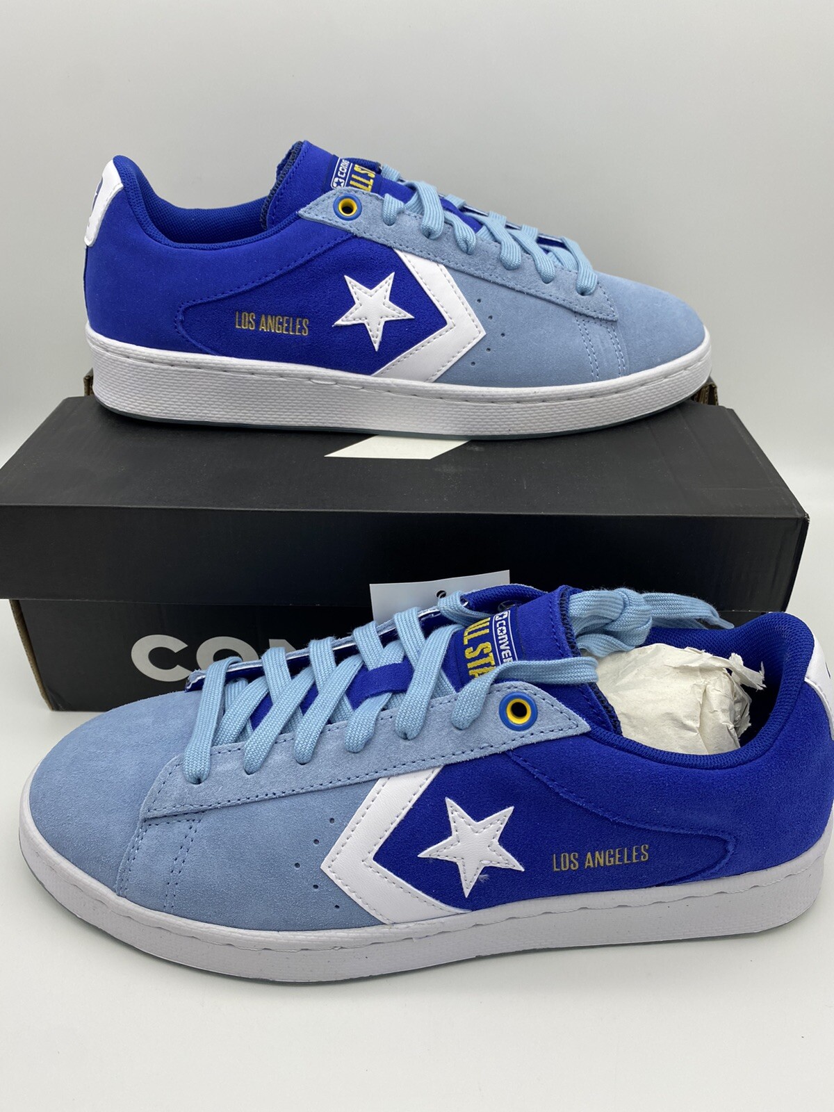 Converse Pro Leather Heart Of The City Los Angeles LA Blue 170239C Men Size  9: купить с доставкой из США, цена 15 006 руб - (403480639372)