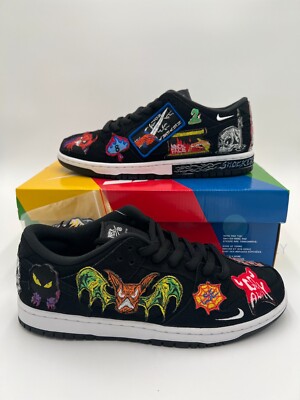 Nike SB Dunk Low Pro QS Neckface - Sizes Men's 5, 6, 7, 9.5, 11 - New, Unworn