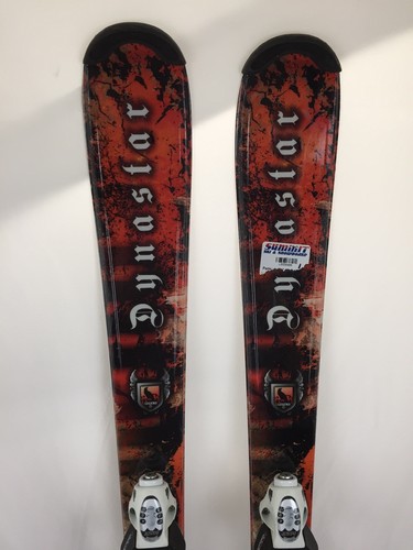 Dynastar Legend 120cm with Dynastar bindings  Sidecuts 90-68-104 Radius 9