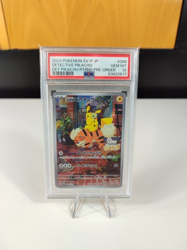 PSA 10 Pokemon Card Detective Pikachu 098/SV-P Nintendo PSA 10 Pokemon Card Detective Pikachu 098/SV-P Nintendo