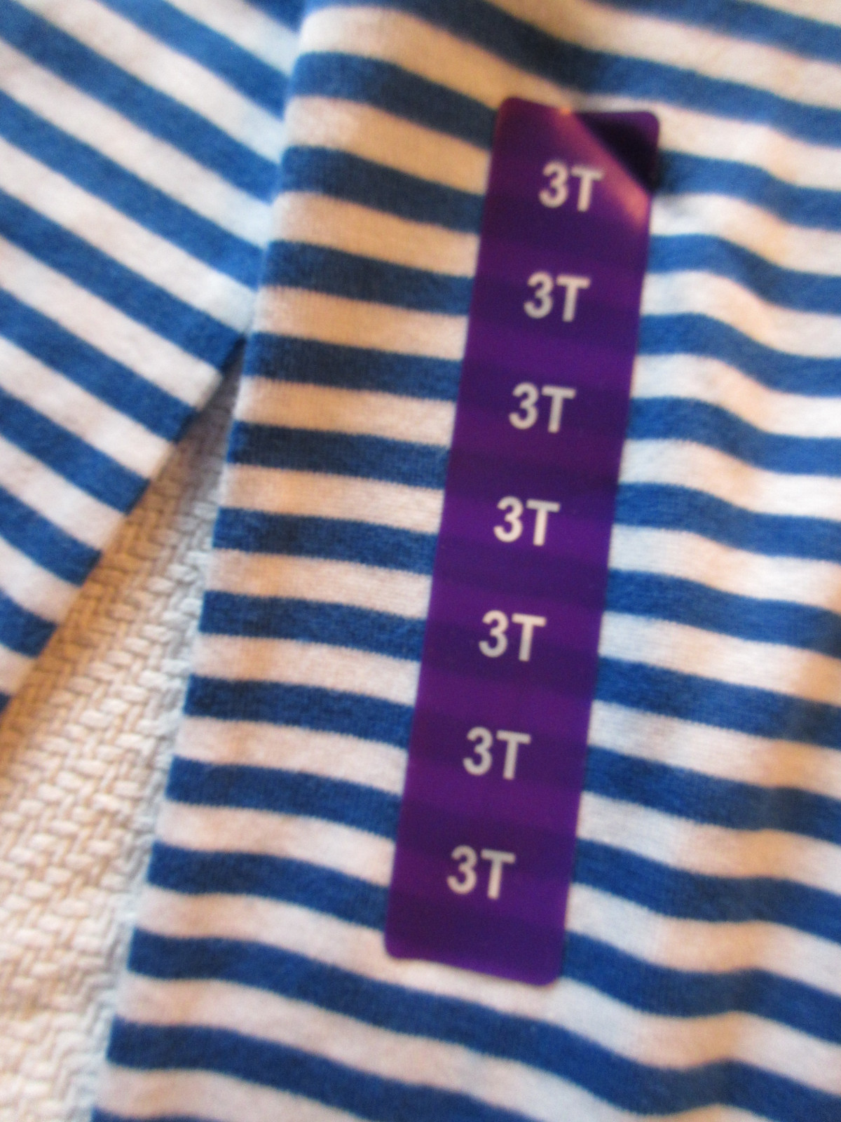 NWT Sleeper Unisex PJ Sports Stripes Little Me Cotton / Spandex Cuffs Blue/White