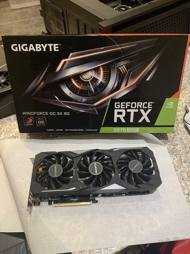 Gigabyte Nvidia Geforce RTX 2070 Super Windforce OC 3x 8G Gigabyte Nvidia Geforce RTX 2070 Super Windforce OC 3x 8G