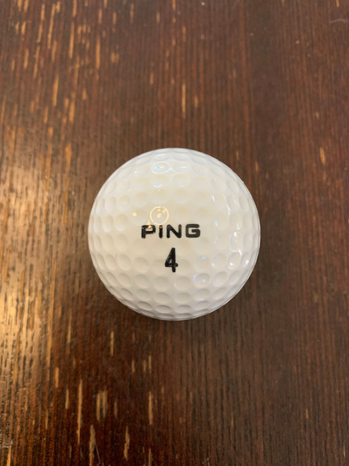 Ping Eye Golf Ball - Font Misprint - Ping and number 4