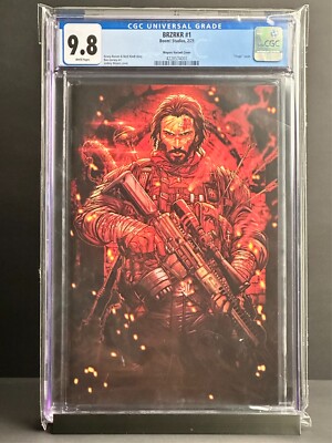 BRZRKR #1 CGC 9.8 1:1000 Meyers Virgin Variant & Unsigned - Keanu Reeves