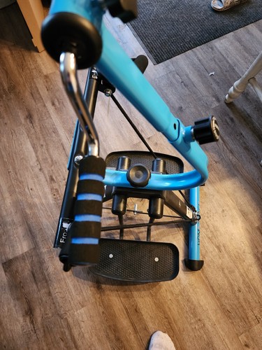 HOME TRACK Home Gym Mini Eliptical Exercise Machine Resistance Bands Arm Bike XL
