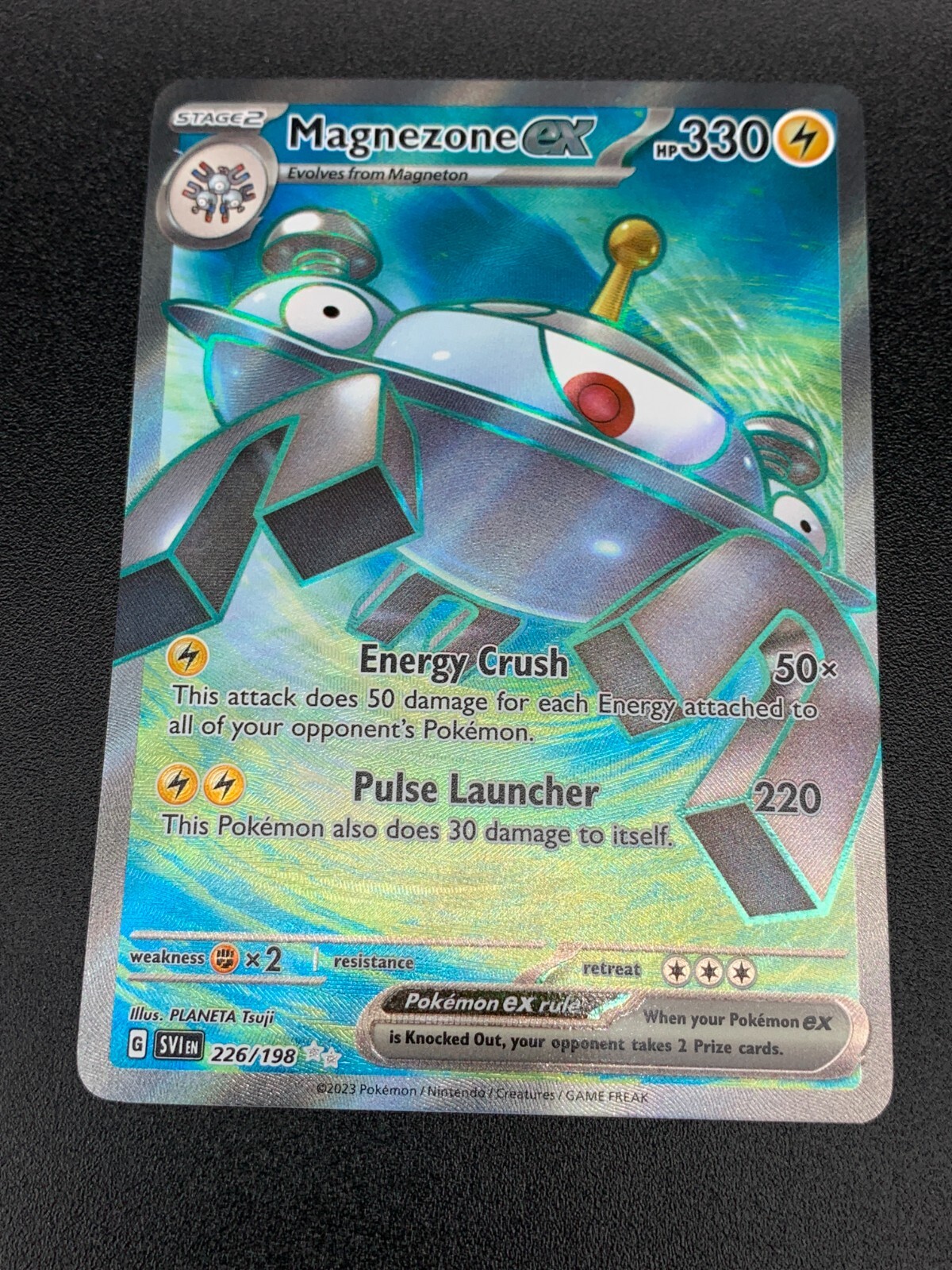 Magnezone ex - 226/198 - Full Art Secret Rare Scarlet