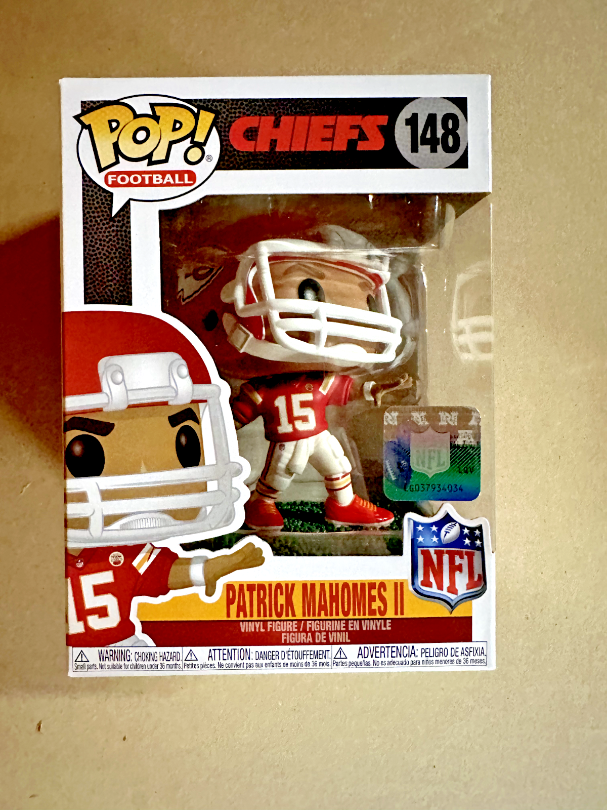 Funko Pop! Vinyl: Patrick Mahomes #148 for sale online | eBay