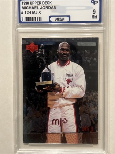 Michael Jordan 1998 Upper Deck 4th Q MJ Timeline Graded By