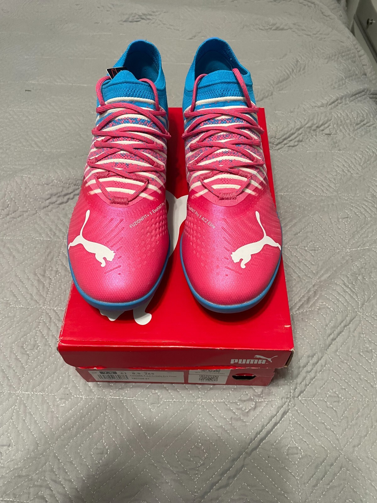 Puma Future Z 1.4 TF Creativity - Blue/Pink - Size US8.5 CM26.5 | eBay