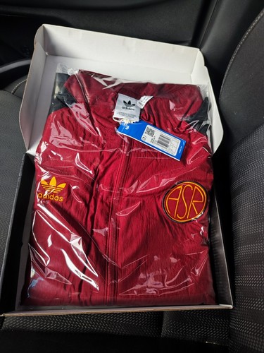 ウェア 24-25 AS ROMA adidas waterploof jacket M Jacket AS Roma X Adidas Originals Limited Edition 2024/2025