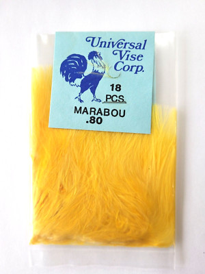 MARABOU BLOOD QUILLS - YELLOW - Fly Tying Feathers - Fly Tying Materials - NEW!