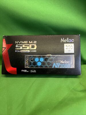 Netac NV3000 M.2 2280 250GB NVMe PCIe3.0 Gen 3x4 Internal SSD