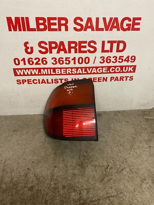 VOLKWAGEN SHARAN N/S PASSENGER REAR LIGHT TAILLIGHT P REG 1997