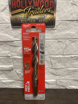 Milwaukee 1/2 in. Cobalt Red Helix Twist Drill Bit48-89-2329
