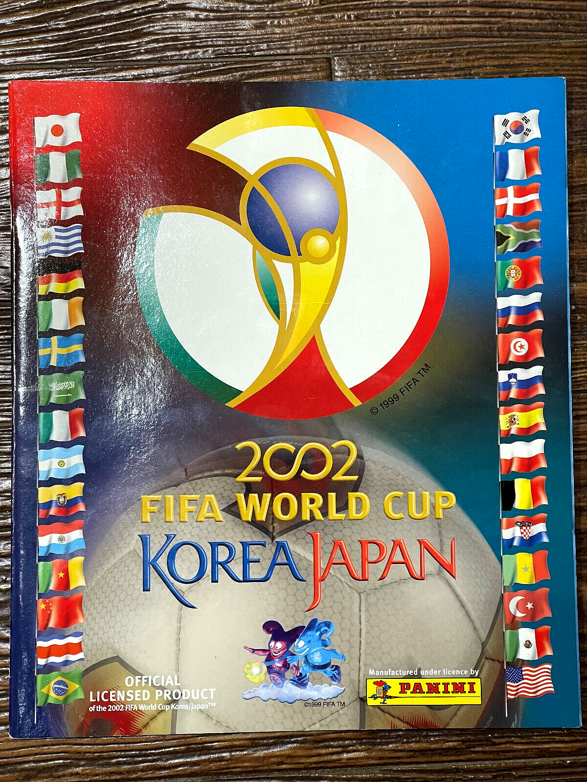Authentic PANINI Complete Printed Album FIFA WORLD CUP 2002