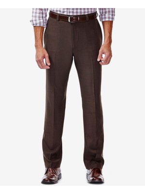 

HAGGAR Мужской коричневый классический костюм 42W/32L