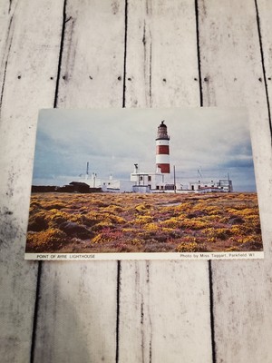 Postcard Point of Ayre Lighthouse Isle Of Man Unused New  Vintage 1